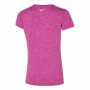 T-shirt à manches courtes femme Mizuno Impulse Core Fuchsia