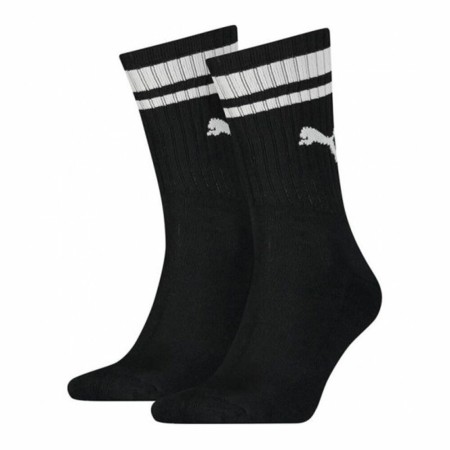 Chaussettes de Sport Puma Crew Heritage Noir