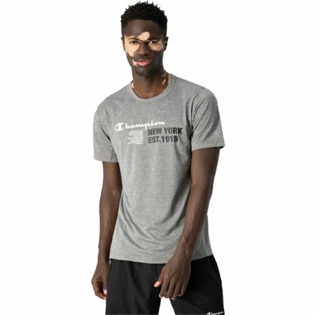 T-shirt à manches courtes homme Champion Crewneck Gris foncé