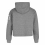 Sweat-shirt à capuche fille Converse Chuck Patch Crop Gris foncé