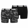 Boxer pour homme Puma Noir (2 pcs)