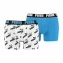 Boxer pour homme Puma All Over Print Blanc (2 pcs)