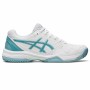 Chaussures de Padel pour Adultes Asics Gel-Dedicate 7 Clay 42179 Blanc