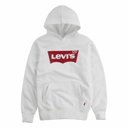 Sweat à capuche enfant Batwing Screenprint Levi's 9E8778 Blanc