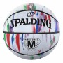 Ballon de basket Marble Series Rainbo Spalding 7 7 Blanc