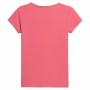 T-shirt à manches courtes femme 4F Regular Plain Corail