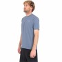 T-shirt à manches courtes homme Hurley One Only Slashed UPF Bleu