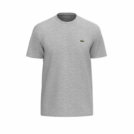 T-shirt à manches courtes homme Lacoste Coton Gris clair