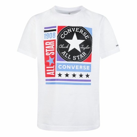 T shirt à manches courtes Enfant Converse Renew GFX Blanc