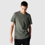 T-shirt à manches courtes homme The North Face Box Logo Gris foncé