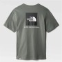 T-shirt à manches courtes homme The North Face Box Logo Gris foncé