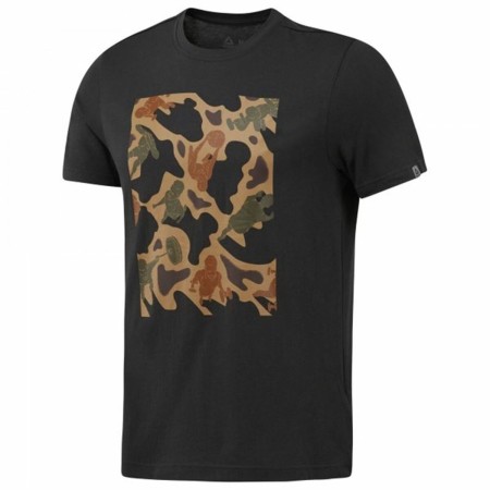 T-shirt à manches courtes homme Reebok Sportswear Training Camouflage Noir