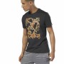 T-shirt à manches courtes homme Reebok Sportswear Training Camouflage Noir