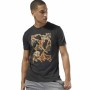 T-shirt à manches courtes homme Reebok Sportswear Training Camouflage Noir