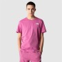 T-shirt à manches courtes homme The North Face Box Logo Rose