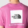 T-shirt à manches courtes homme The North Face Box Logo Rose