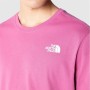 T-shirt à manches courtes homme The North Face Box Logo Rose