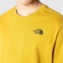 T-shirt à manches courtes homme The North Face Box Logo Jaune