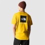 T-shirt à manches courtes homme The North Face Box Logo Jaune