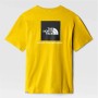 T-shirt à manches courtes homme The North Face Box Logo Jaune