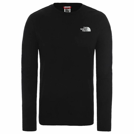 T-shirt à manches longues homme The North Face Box Logo Noir