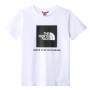 T shirt à manches courtes Enfant The North Face Teens Box Blanc