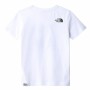 T shirt à manches courtes Enfant The North Face Teens Box Blanc