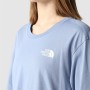 T-shirt à manches courtes femme The North Face Simple Dome Folk Bleu clair