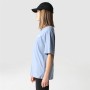 T-shirt à manches courtes femme The North Face Simple Dome Folk Bleu clair