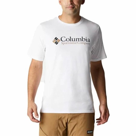 T-shirt à manches courtes homme Columbia Blanc