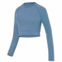 T-shirt à manches longues femme Joluvi Bleu