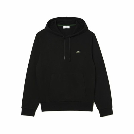 Sweat à capuche homme Lacoste Noir