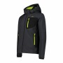 Veste de Sport pour Homme Campagnolo Softshell Melange Noir