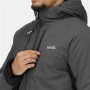 Veste de Sport pour Homme Regatta Highton Str III Gris foncé Avec capuche