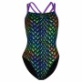 Maillot de bain femme Aqua Sphere Peacock Noir Multicouleur