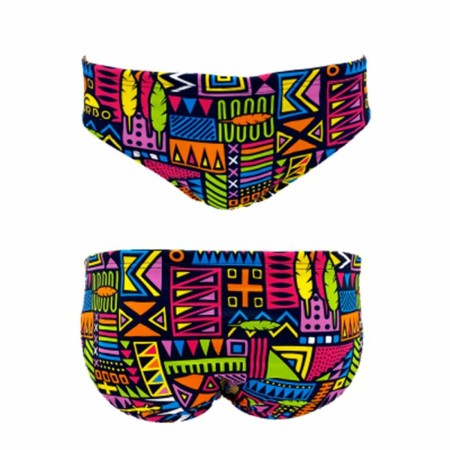 Maillot de bain homme Turbo Geo Africa Multicouleur Noir