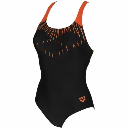 Maillot de bain femme Arena Optimal Asphalt Noir