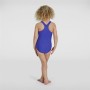 Maillot de Bain Fille Speedo Digital Placement Bleu