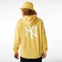 Sweat à capuche femme New Era Jaune