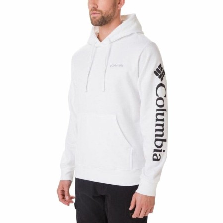 Sweat à capuche homme Columbia Blanc