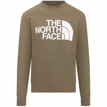 Sweat sans capuche homme The North Face Standard Kaki