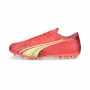 Chaussures de Football pour Adultes Puma Ultra Play MG Rouge