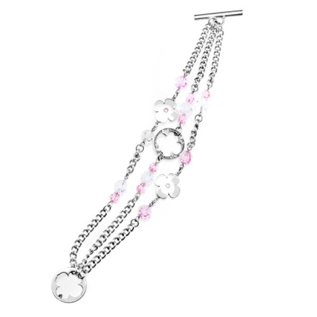 Bracelet Femme Folli Follie 3B9F118CP Acier Argenté (20 cm)