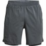 Short de Sport Under Armour Gris Homme