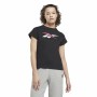 T-shirt à manches courtes femme Reebok Vector Noir