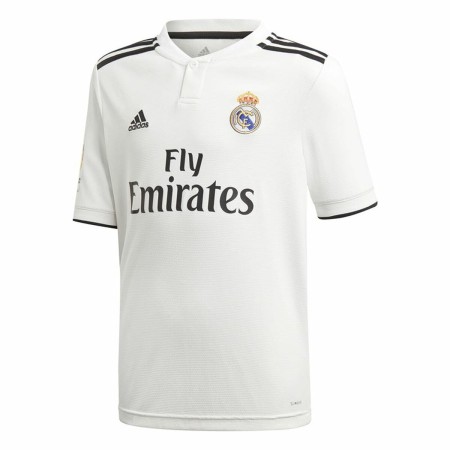 Maillot de Football à Manches Courtes pour Enfants Adidas Real Madrid Home 18/19