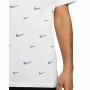 T-shirt à manches courtes homme Nike Swoosh Ball AOP Blanc