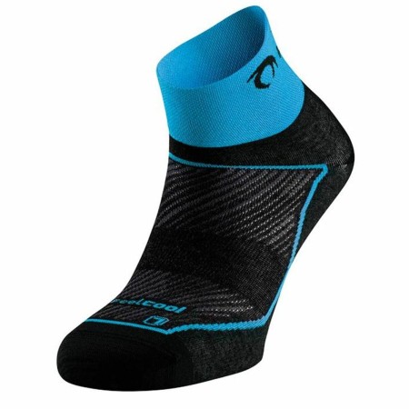 Chaussettes de Sport Lurbel Race W Noir Bleu Femme