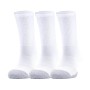 Chaussettes de Sport Under Armour Heatgear 3 Unités Blanc