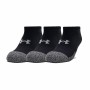 Chaussettes de Sport Under Armour Heatgear 3 Unités Noir